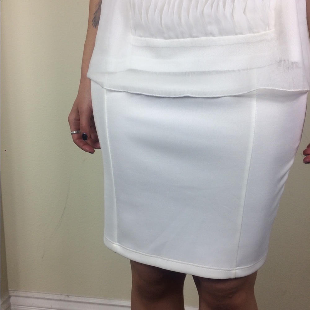 Blackjack white skirt